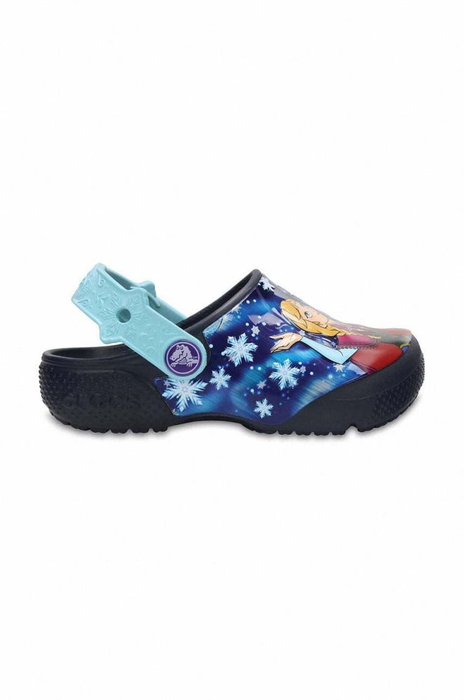 Дитячі шльопанці Crocs x Frozen колір синій