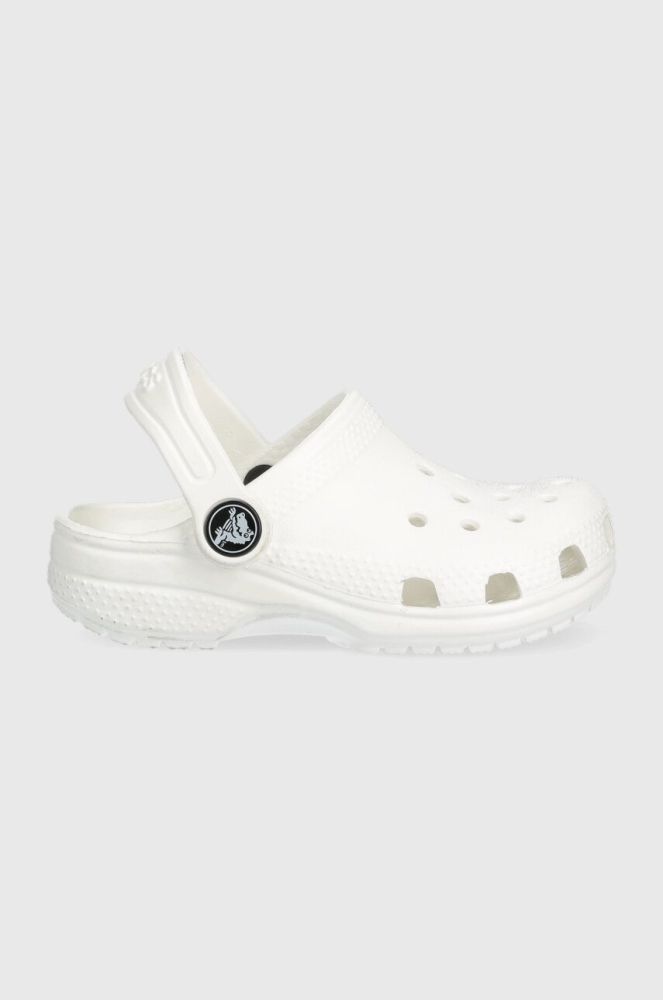 Дитячі шльопанці Crocs Classic Clog колір білий