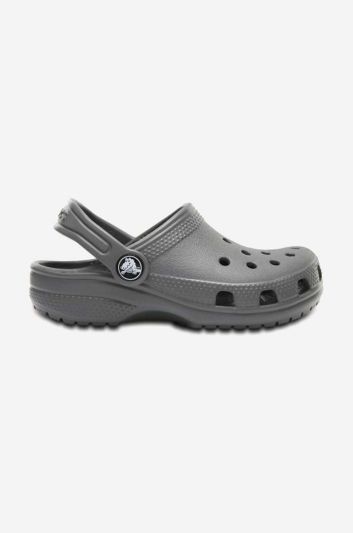 Дитячі шльопанці Crocs колір сірий
