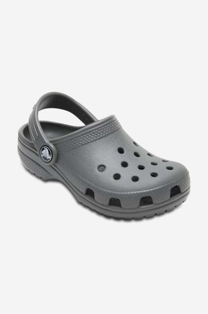 Дитячі шльопанці Crocs колір сірий (3343726) фото 2