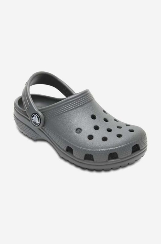 Дитячі шльопанці Crocs колір сірий (3343726) фото 2