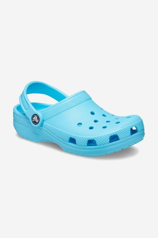 Шльопанці Crocs Classic Kids Clog колір бірюзовий фото 2
