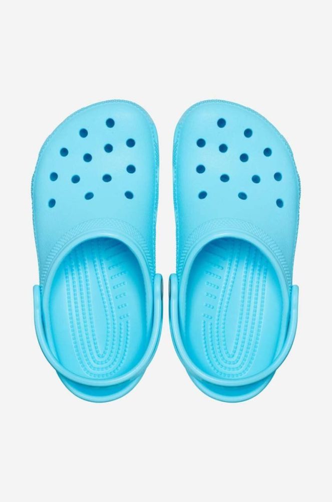 Шльопанці Crocs Classic Kids Clog колір бірюзовий фото 4