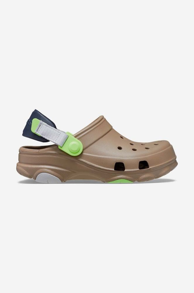 Дитячі шльопанці Crocs All Terain Kids Clog колір коричневий