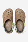 Дитячі шльопанці Crocs All Terain Kids Clog колір коричневий