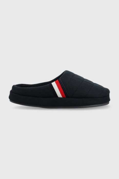 Тапочки Tommy Hilfiger Fm0fm04346 Corporate Hilfiger Homeslipper колір синій