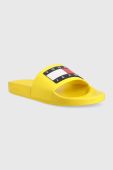Шльопанці Tommy Jeans POOL SLIDE ESS чоловічі колір жовтий EM0EM01191