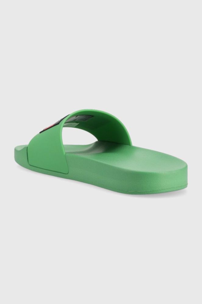 Шльопанці Tommy Jeans POOL SLIDE ESS чоловічі колір зелений EM0EM01191 фото 3