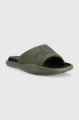 Шкіряні шльопанці The North Face TRIARCH SLIDE чоловічі колір зелений Шкіряні шльопанці The North Face TRIARCH SLIDE чоловічі колір зелений
