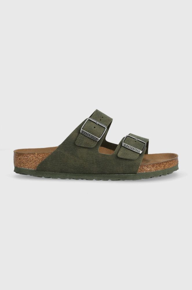 Шльопанці Birkenstock Arizona чоловічі колір зелений 1024550 1024550-DDustThyme