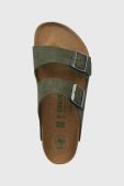 Шльопанці Birkenstock Arizona чоловічі колір зелений 1024550 1024550-DDustThyme