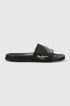 Шльопанці Pepe Jeans SLIDER чоловічі колір чорний PMS70125 Шльопанці Pepe Jeans SLIDER чоловічі колір чорний PMS70125