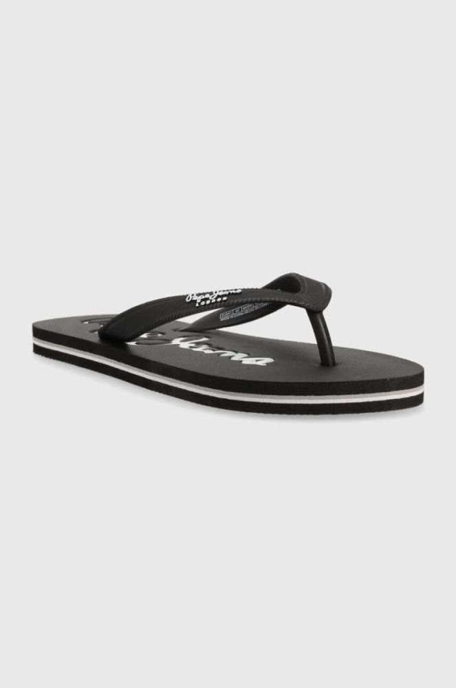 В'єтнамки Pepe Jeans BAY BEACH чоловічі колір чорний PMS70128 фото 2