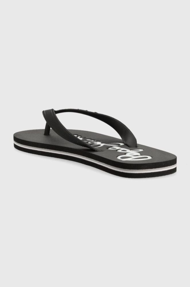 В'єтнамки Pepe Jeans BAY BEACH чоловічі колір чорний PMS70128 фото 3