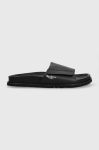 Шкіряні шльопанці Pepe Jeans BIO чоловічі колір чорний PMS90105 Шкіряні шльопанці Pepe Jeans BIO чоловічі колір чорний PMS90105