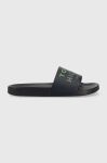Шльопанці Tommy Hilfiger HILFIGER EMBOSSED POOL SLIDE чоловічі колір синій FM0FM04463 Шльопанці Tommy Hilfiger HILFIGER EMBOSSED POOL SLIDE чоловічі колір синій FM0FM04463