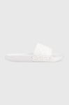 Шльопанці Tommy Hilfiger RUBBER TH MONOGRAM POOL SLIDE чоловічі колір білий FM0FM04464 Шльопанці Tommy Hilfiger RUBBER TH MONOGRAM POOL SLIDE чоловічі колір білий FM0FM04464