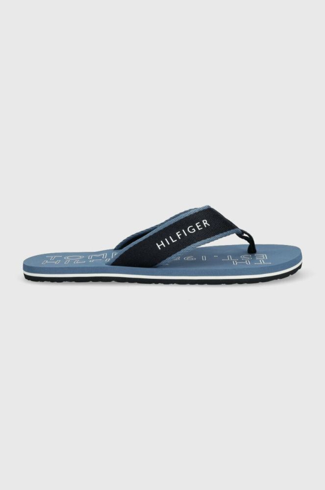 В'єтнамки Tommy Hilfiger SPORTY HILFIGER BEACH SANDAL чоловічі FM0FM04469 колір блакитний