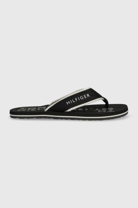 В'єтнамки Tommy Hilfiger SPORTY HILFIGER BEACH SANDAL чоловічі колір чорний FM0FM04469