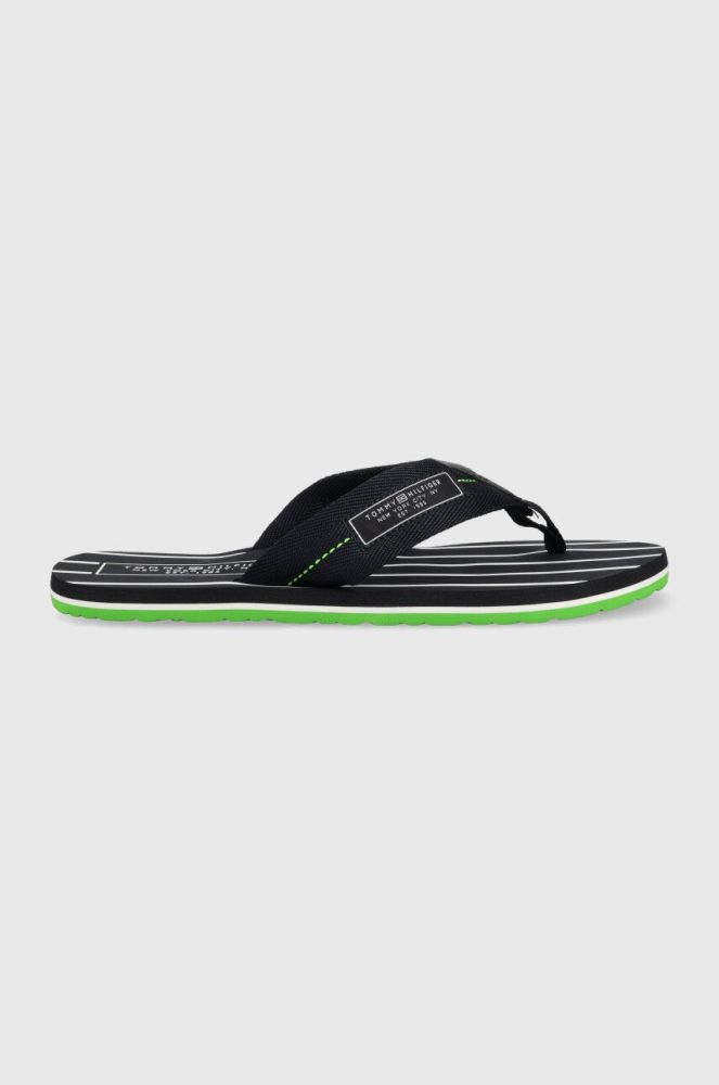 В'єтнамки Tommy Hilfiger PATCH HILFIGER BEACH SANDAL чоловічі колір синій FM0FM04470