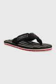 В'єтнамки Tommy Hilfiger PATCH HILFIGER BEACH SANDAL чоловічі колір чорний FM0FM04470