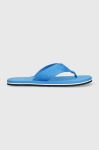 В'єтнамки Tommy Hilfiger TONAL HILFIGER BEACH SANDAL чоловічі FM0FM04472 колір блакитний В'єтнамки Tommy Hilfiger TONAL HILFIGER BEACH SANDAL чоловічі FM0FM04472 колір блакитний