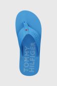 В'єтнамки Tommy Hilfiger TONAL HILFIGER BEACH SANDAL чоловічі FM0FM04472 колір блакитний