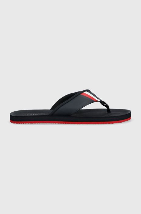 В'єтнамки Tommy Hilfiger COMFORTABLE PADDED BEACH SANDAL чоловічі колір синій FM0FM04473