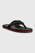 В'єтнамки Tommy Hilfiger MASSAGE FOOTBED BEACH SANDAL чоловічі колір чорний FM0FM04474