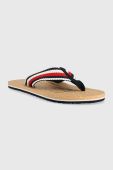 В'єтнамки Tommy Hilfiger HILFIHER CORK BEACH SANDAL чоловічі колір синій FM0FM04475