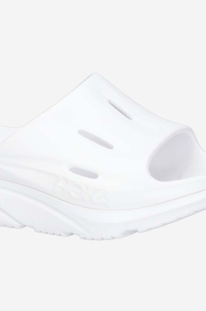 Шльопанці Hoka One One ORA Recovery Slide 3 чоловічі колір білий фото 5