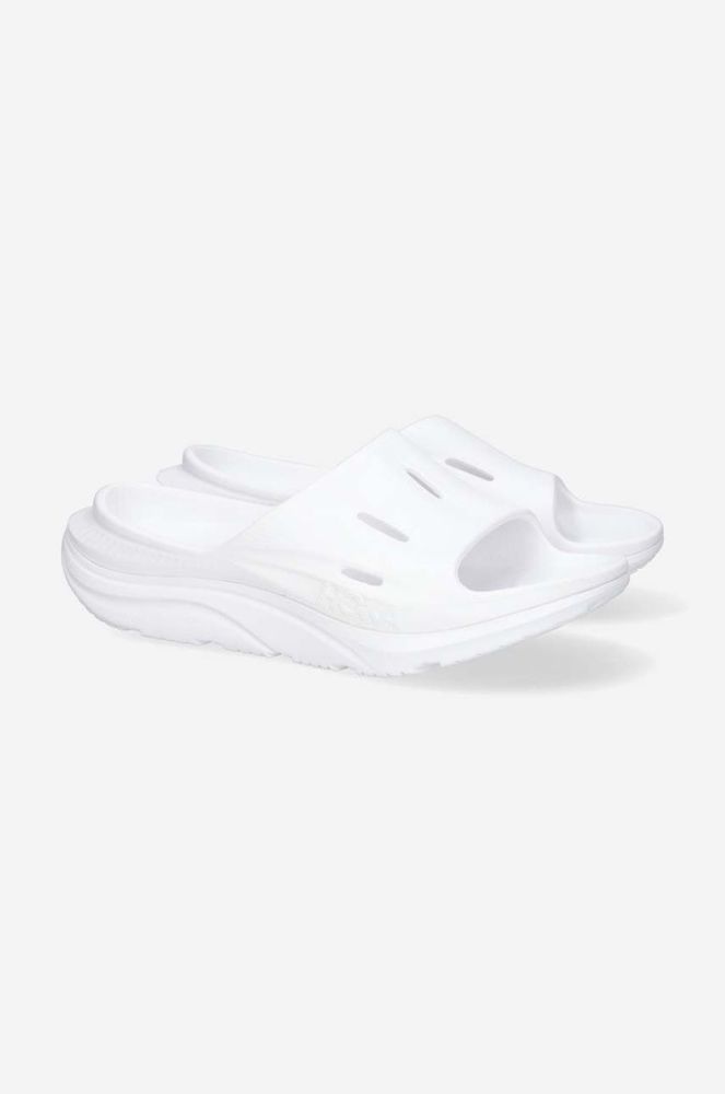 Шльопанці Hoka One One ORA Recovery Slide 3 чоловічі колір білий фото 6