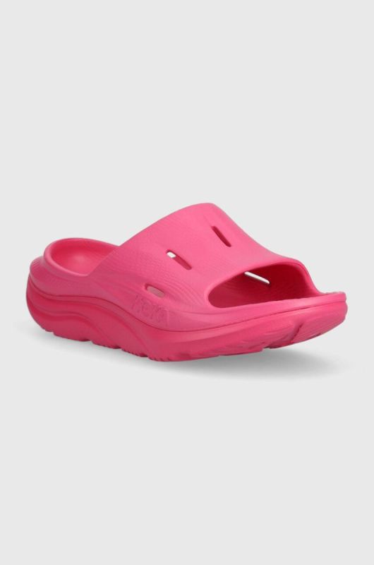 Шльопанці Hoka One One ORA Recovery Slide 3 чоловічі колір фіолетовий фото 2