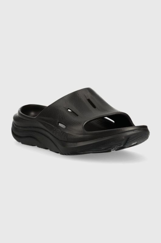 Шльопанці Hoka ORA Recovery Slide 3 чоловічі колір чорний 1135061-CSAA фото 2
