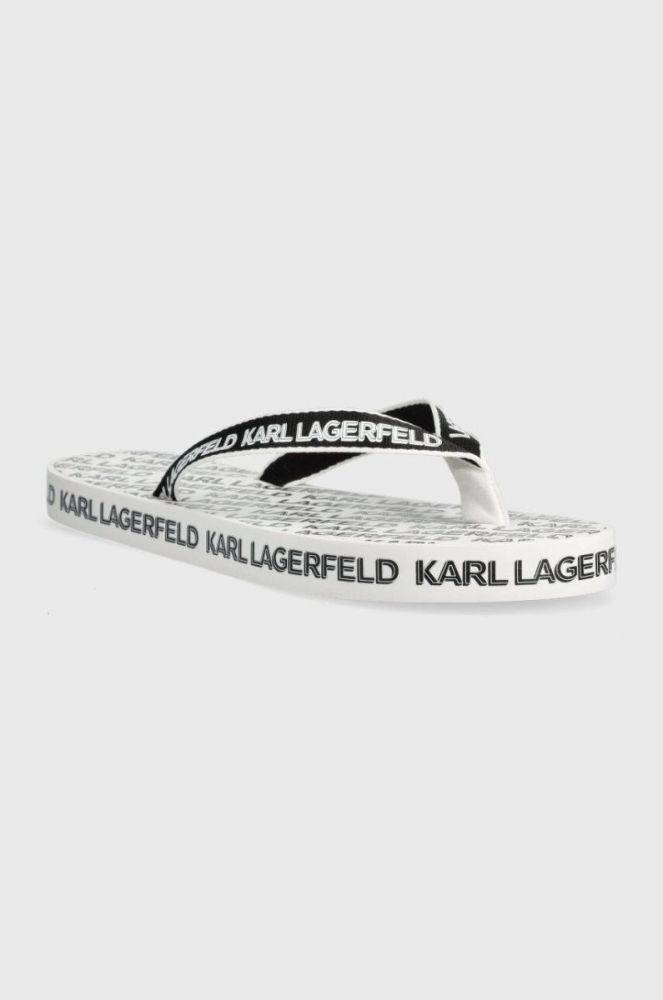 В'єтнамки Karl Lagerfeld KOSTA MNS чоловічі колір білий KL71003 фото 2