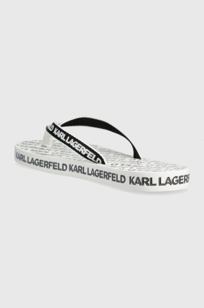 В'єтнамки Karl Lagerfeld KOSTA MNS чоловічі колір білий KL71003 фото 3