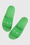 Шльопанці Guess SLIDES чоловічі колір зелений F3GZ05 BB00F Шльопанці Guess SLIDES чоловічі колір зелений F3GZ05 BB00F