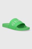 Шльопанці Guess SLIDES чоловічі колір зелений F3GZ05 BB00F