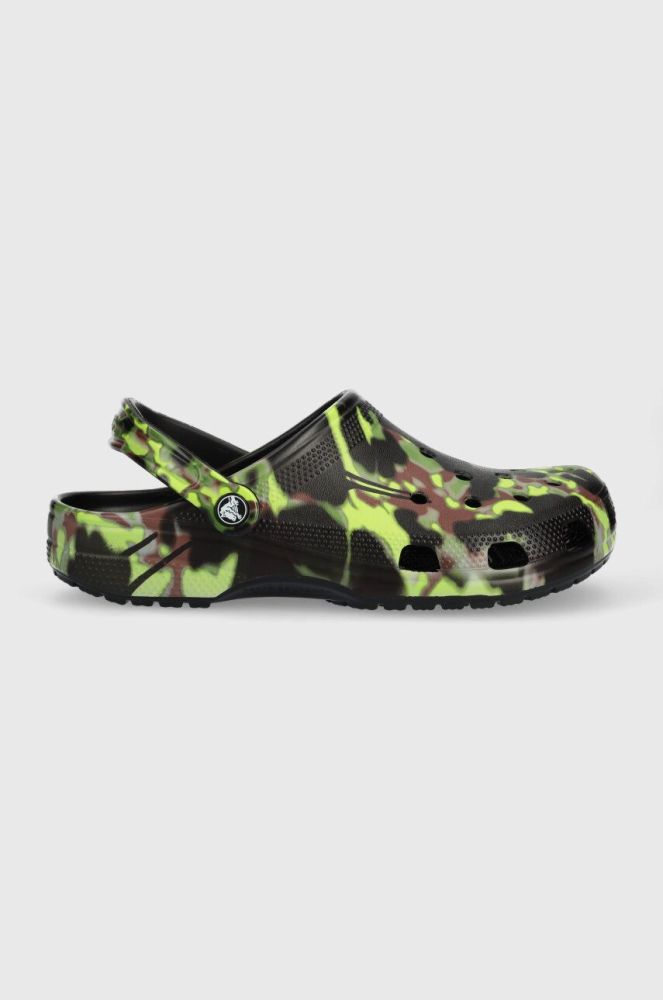 Шльопанці Crocs Classic Spray Camo Clog чоловічі колір чорний 208261 208261.001-001