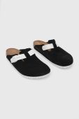 Шльопанці Birkenstock 1025895 Boston чоловічі колір чорний Boston 1025895-Blk/Wht