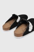 Шльопанці Birkenstock 1025895 Boston чоловічі колір чорний Boston 1025895-Blk/Wht