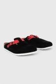 Замшеві шльопанці Birkenstock 1025939 чоловічі колір чорний Boston