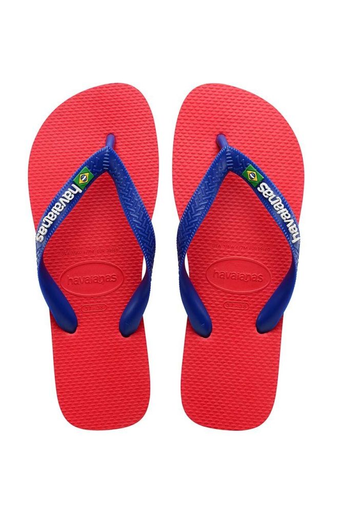 В'єтнамки Havaianas BRASIL LOGO чоловічі колір червоний 4110850.7797