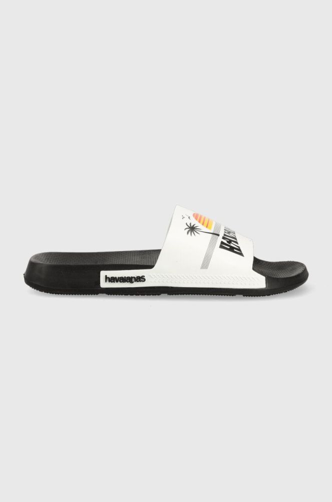 Шльопанці Havaianas SLIDE PRINT чоловічі колір чорний 4147329.0133