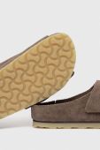 Замшеві шльопанці Birkenstock x Fear Of God чоловічі колір сірий 1024729-dgrey Замшеві шльопанці Birkenstock x Fear Of God чоловічі колір сірий 1024729-dgrey