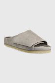Замшеві шльопанці Birkenstock Fear Of God Los Feliz чоловічі колір сірий 1024765-lgrey