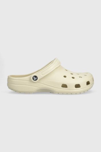 Шльопанці Crocs Classic Classic колір бежевий