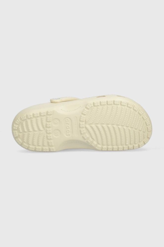 Шльопанці Crocs Classic чоловічі колір бежевий 10001 10001.2Y2-2Y2 фото 5