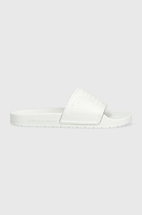 Шльопанці Emporio Armani Underwear XVPS04 XN747 00001 колір білий Шльопанці Emporio Armani Underwear XVPS04 XN747 00001 колір білий
