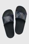 Шльопанці Emporio Armani Underwear XVPS04 XN747 S448 колір синій Шльопанці Emporio Armani Underwear XVPS04 XN747 S448 колір синій